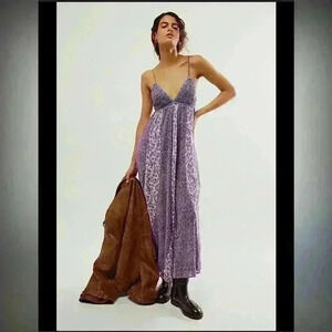 Free People Purple Maxi Dress